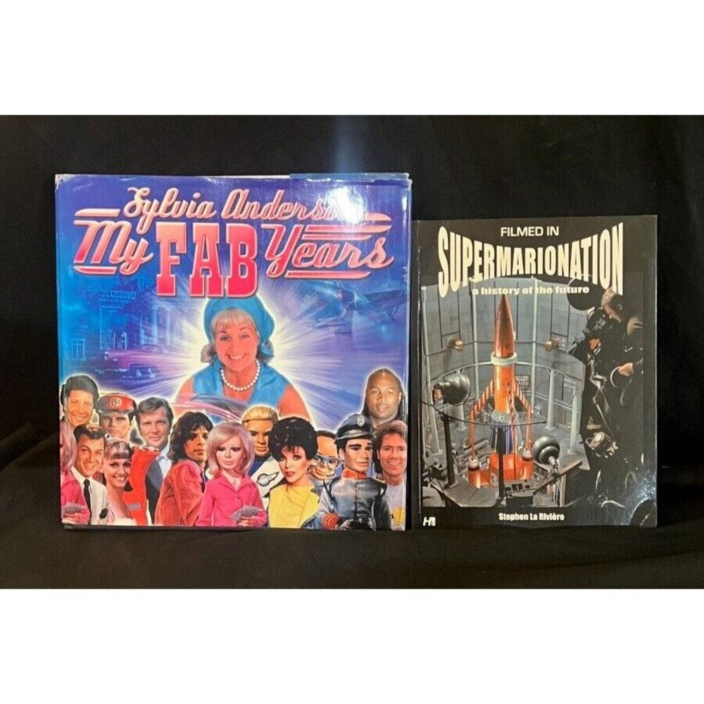 2 Books - My Fab Years & Supermarionation : Thunderbirds Captain Scarlet Joe 90